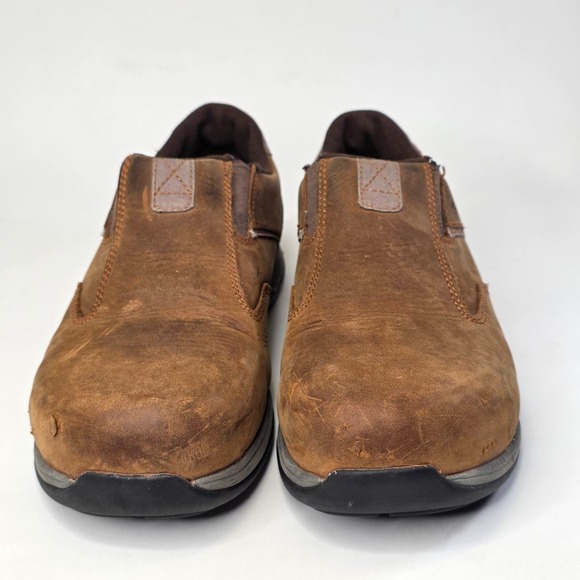 Red Wing Mens Safety Toe Shoes Size 8.5 Brown Leather Slip On Oil Slip Resistant main image 8